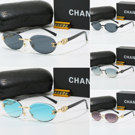 Chanel's new large-frame sunglasses with UV protection-6134  