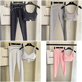 ALO High-Stretch Longline Fitness & Yoga Activewear Set-6455  